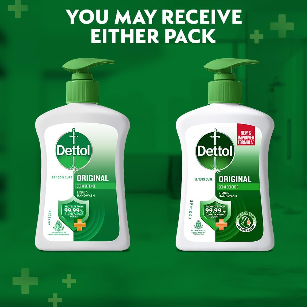 Dettol Liquid Handwash (Original) - 200 Ml with Free Dettol Liquid Handwash Refill- 175 Ml image number 4