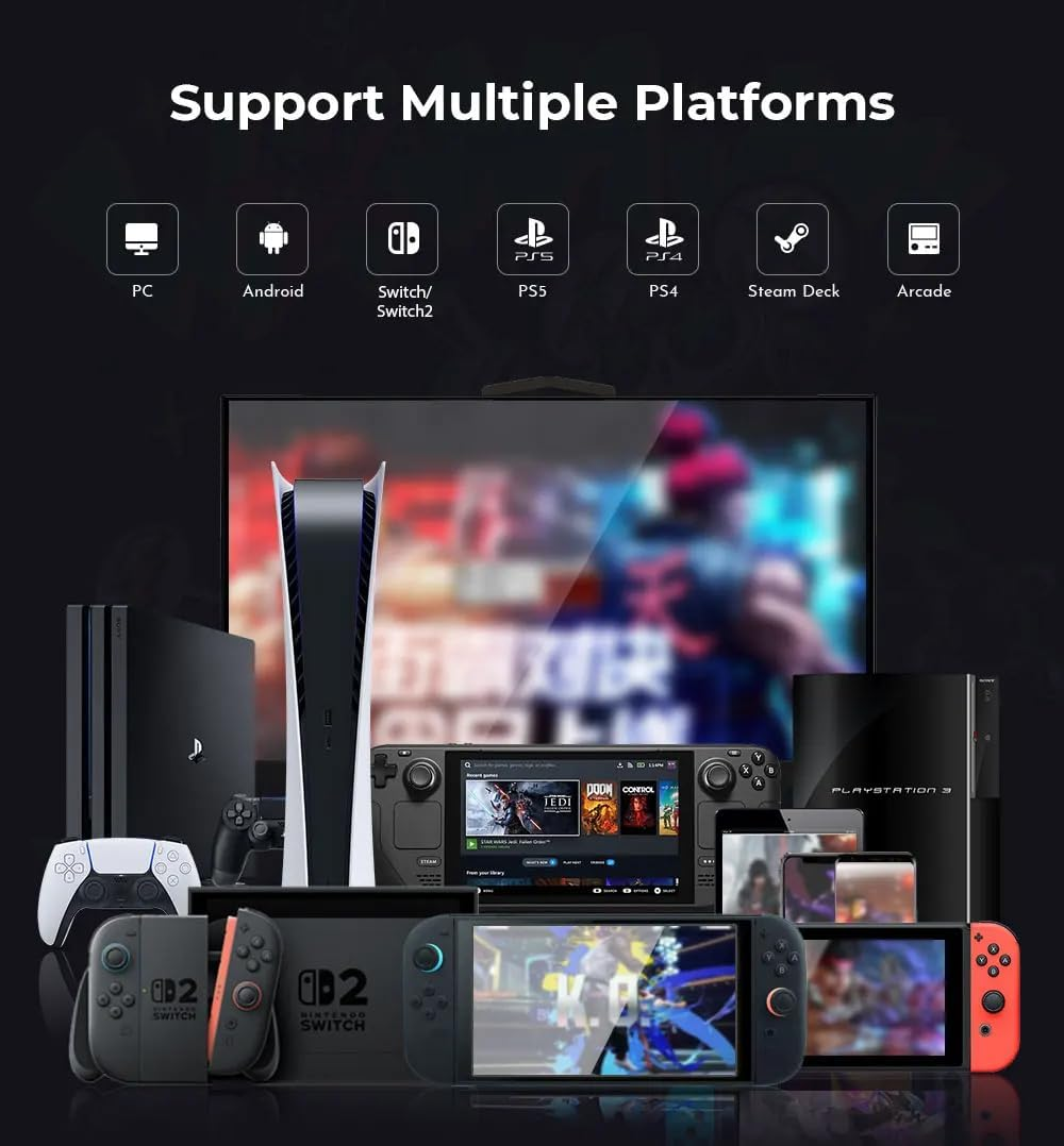 Hautpad C16-S Leverless Joystick Hitbox-Style Controller for Pc/Ps4/Switch Haute42 image number 4