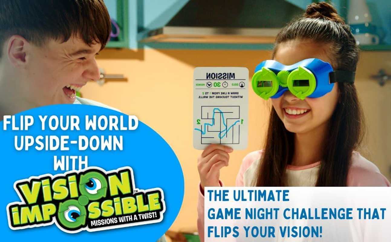 Zing Vision Impossible: Flip Your World Upsidedown and Sidewayes with This Hilarious Family Challenge Goggle Game image number 2