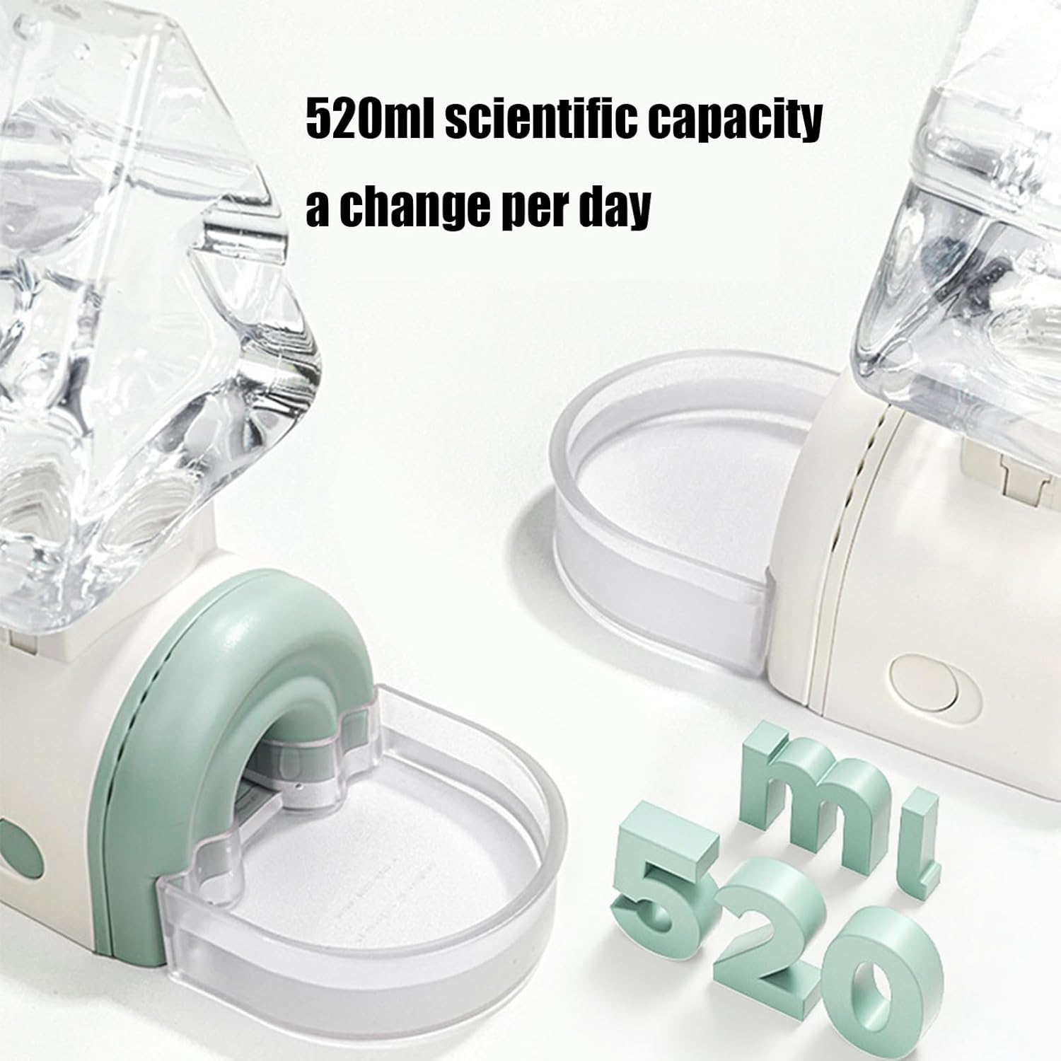 Small Pet Waterer, Animals Pet Feeder and Waterer Set, Automatic Food and Water Bowl, Hangable and Space-Saving, Easy to Clean for Pets image number 3