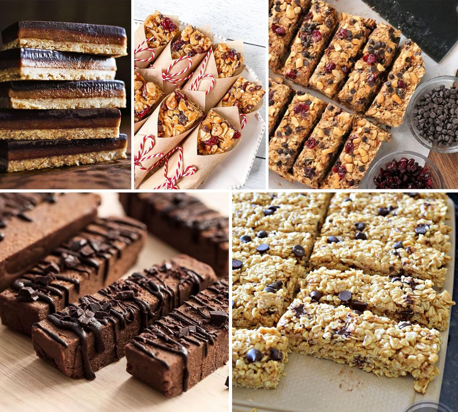 Sidosir 3Pcs Granola Mold, 12-Cavity Rectangle Silicone Molds for Energy and Large Granola image number 4