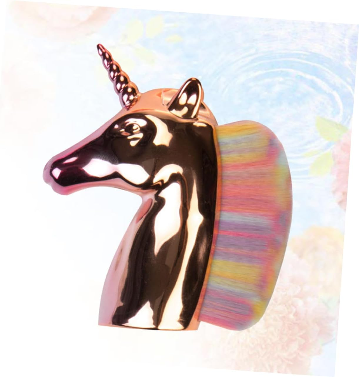 Minkissy Makeup Brush Rainbow Makeup Supplies for Women Girls Ladies for Travel image number 3