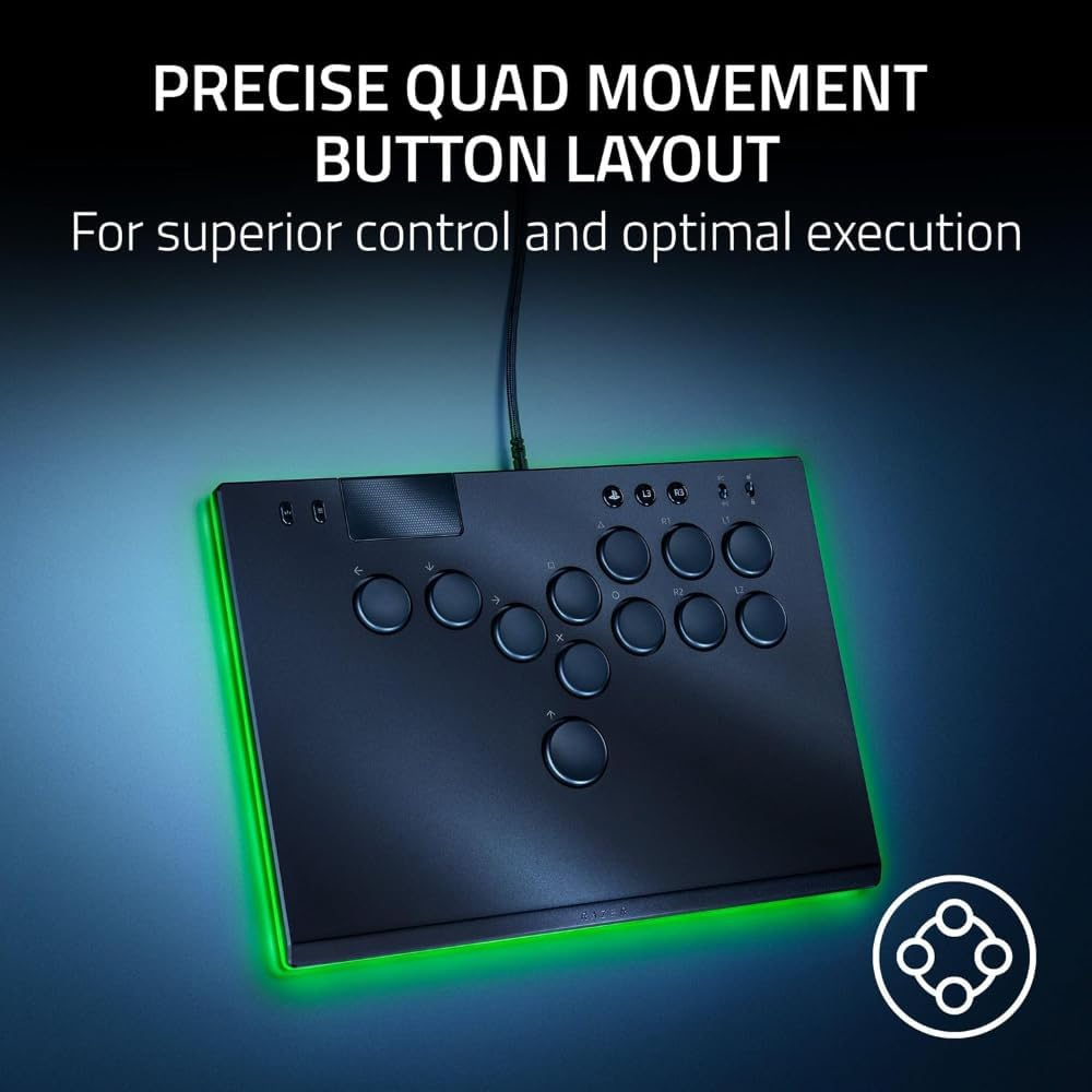 Razer Kitsune - All-Button Optical Arcade Controller for PS5&trade; and PC - Black image number 2