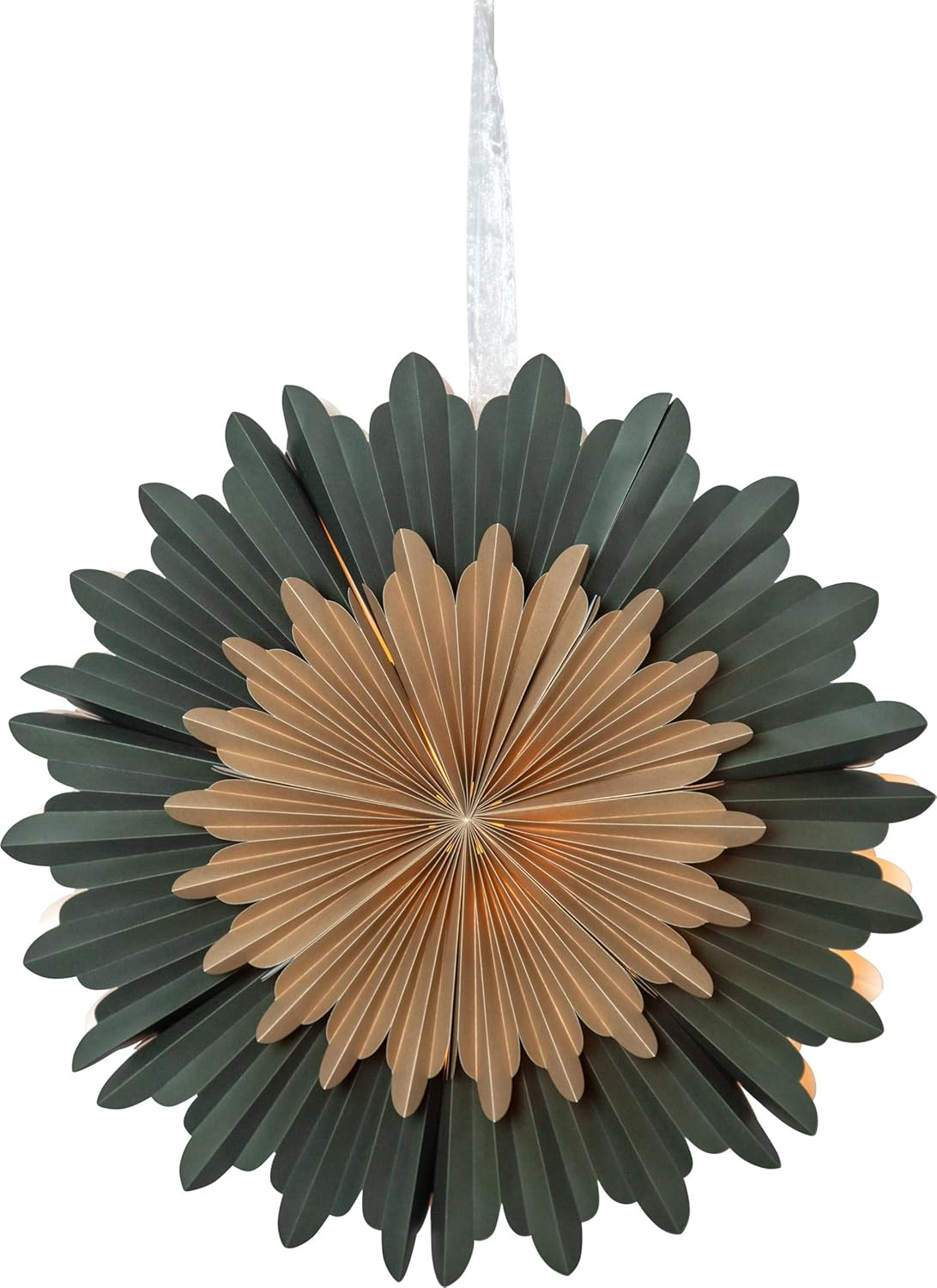 EGLO Christmas Star for Indoor Use, Decorative Star Made of Paper for Hanging, Window Decoration in Pink, 3D Advent Star, Wall Decoration for Living Room, Diameter 50 Cm