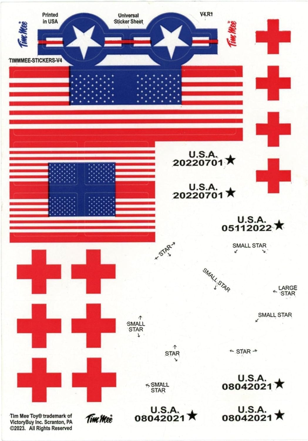 Timmee WW2 P-38 Lightning Fighter Plane - 2Pc OD Green Plastic Army Men Aircraft - Tan image number 3