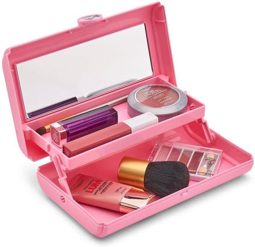 Caboodles Women'S Take It Touch up Tote, Light Pink