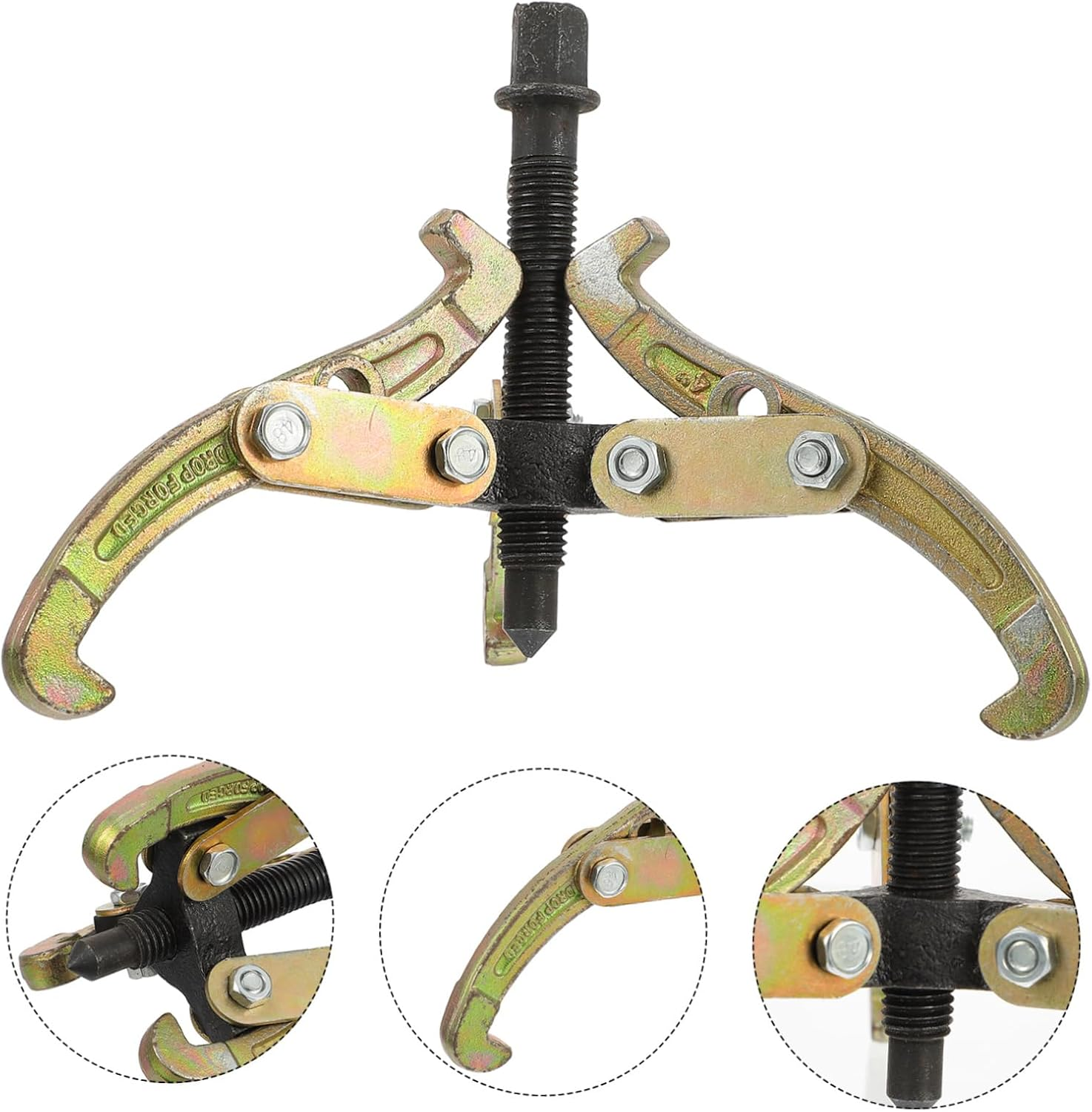 SEWOART Steel Gear Puller Bearing Puller High Torque Three-Jaw Code Tool Accessory Easy Assembly Random Color image number 5