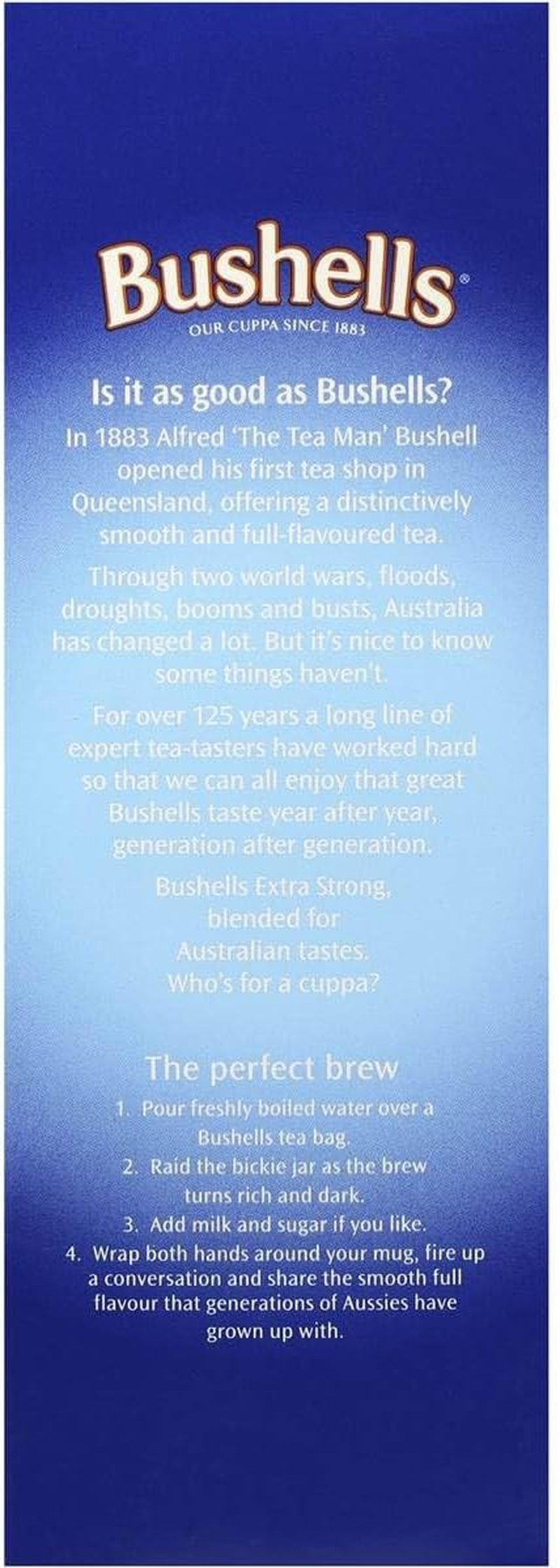 Bushells Extra Strong Tea 200 G (100 Teabags)