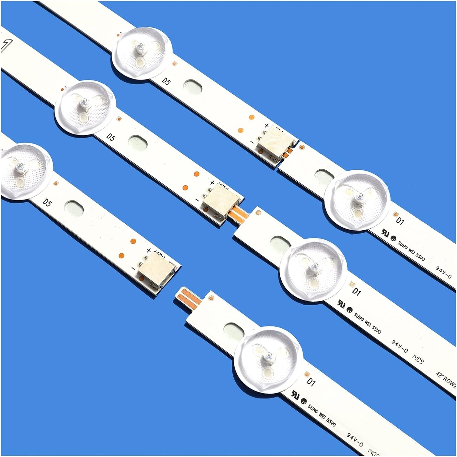 TILEZE LED TV Illumination Part Fit for LG 42LN542V 42LN541V 42LN541U LED Bars Backlight Strips Line Ruler 42" ROW2.1 Rev 0.01 L1 R1 R2 L2 image number 3