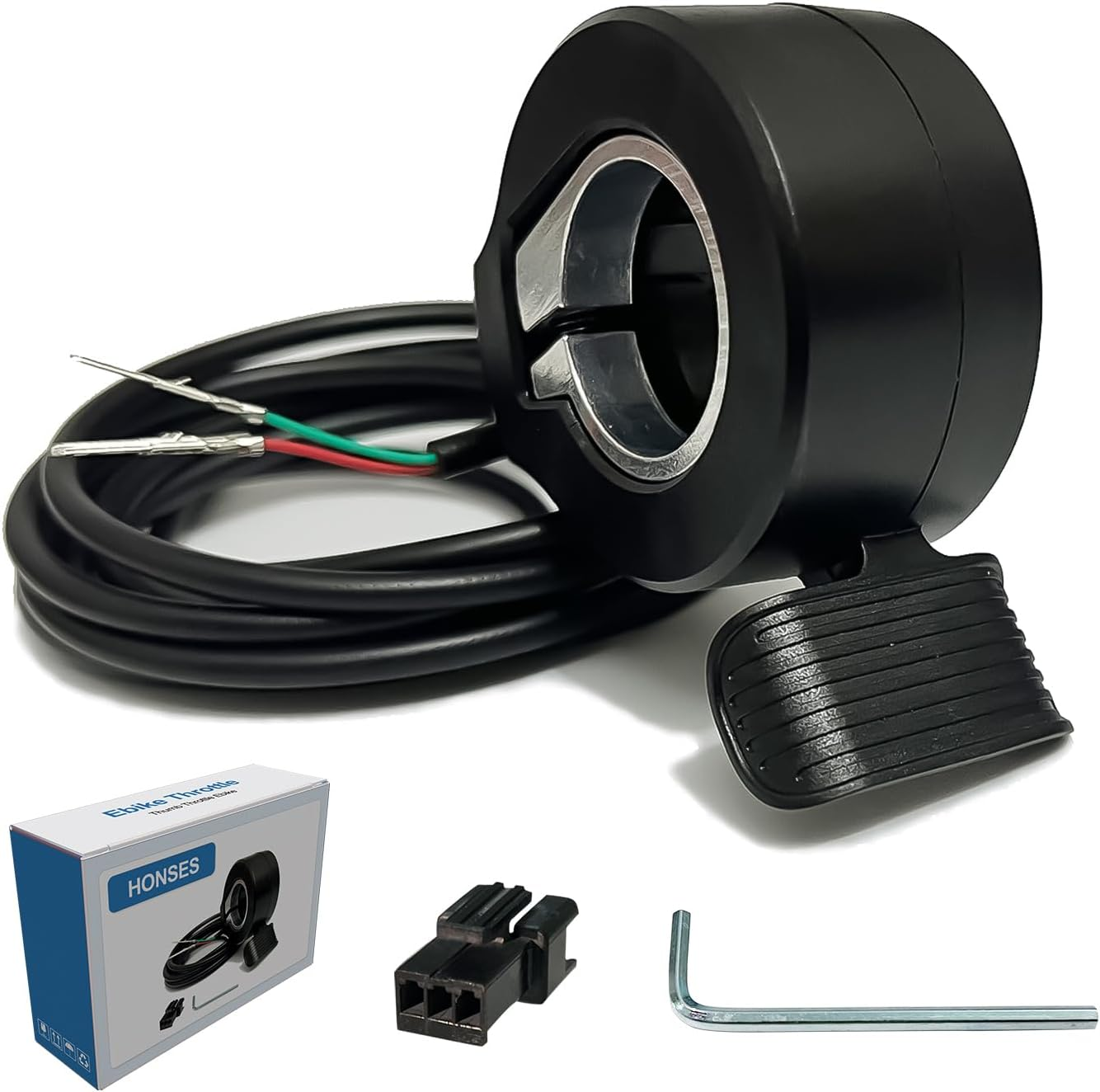 Thumb Throttle Ebike: Electric Scooter Throttle, Ebike Throttle, 7/8Inch (22Mm) Thumb Throttle Speed Control, 12V-72V Universal Controller for E-Bike Electric Scooters