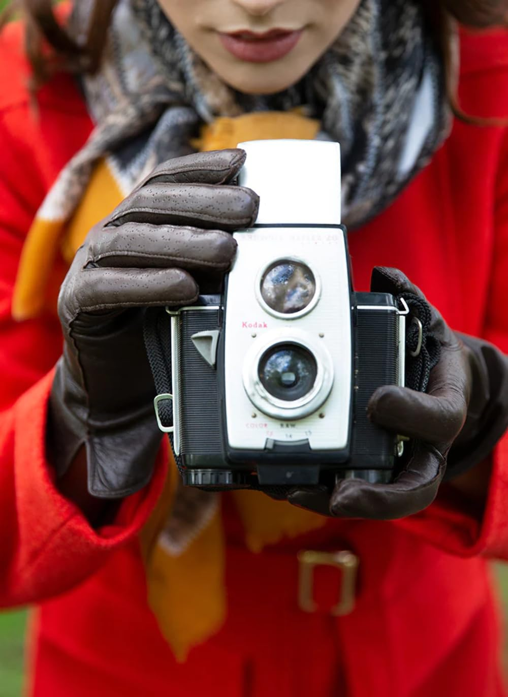 Dents Women'S Jessica Classic Imipec Leather Gloves, Claret Red, Size 7.5 image number 6