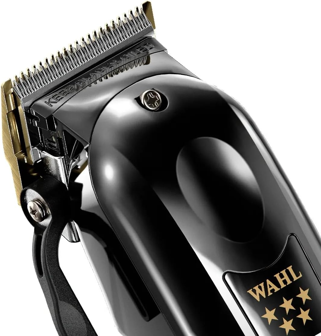 Wahl Hair Black Magic Clip Clipper Bonus SSS Barber Fades and Blades Cleaning Brush - Black for Hair Cutting, Styling for Barbers & Hair Stylists