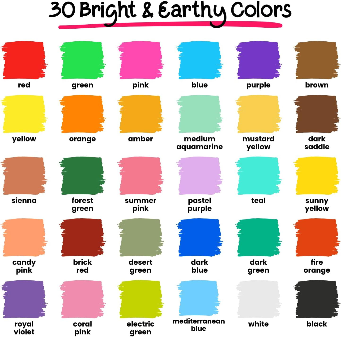 Chalkola Extra Fine Tip Liquid Chalk Markers (30 Pack 1Mm) Pastel + Neon Chalk Pens - Erasable Dry Erase Marker for Chalkboard, Blackboards, Window, Bistro, Car - Fine Tip Chalk Markers for Blackboard image number 2