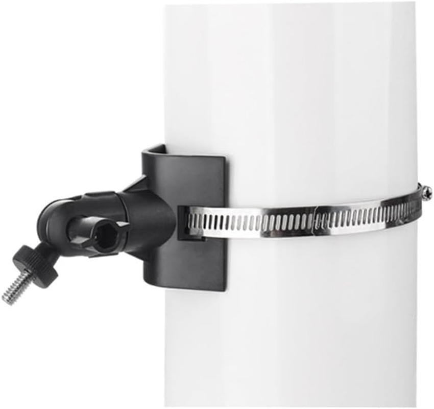 Adjustable Stainless Steel Hose Clamp Hoop Pipe Poles Mount Bracket Worm Gear for Security Camera Accessories B image number 4