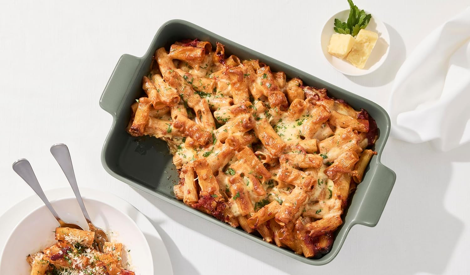 Maxwell & Williams Indulgence Rectangle Baker Gift Boxed, Sage, 32 X 22 X 7 Cm image number 1