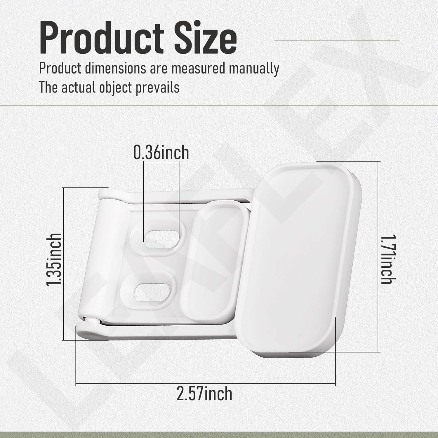 2 Pcs Garage Door Bracket for Aqara T1 Alarm Entry Sensors, Quick Installation & More Protection for Your Garage Door, Garage Door Security Accessory image number 1