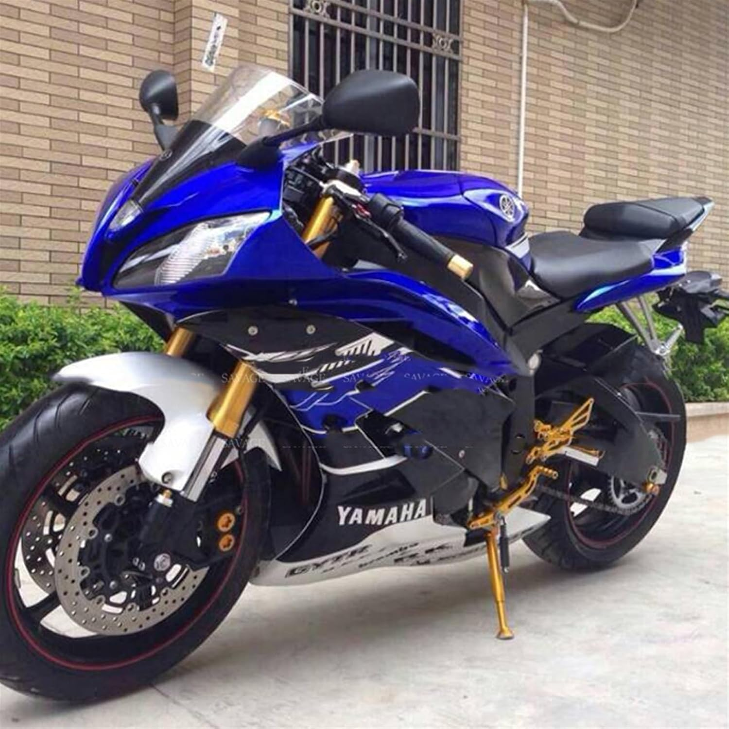 Motorbike Frame Sliders for Y┐AMAHA YZF R6 2006-2013 2007 Motorcycles Accessories Falling Protection Motorbike Crash Protector YZF-R6 Frame Sliders (Color : Green) image number 5