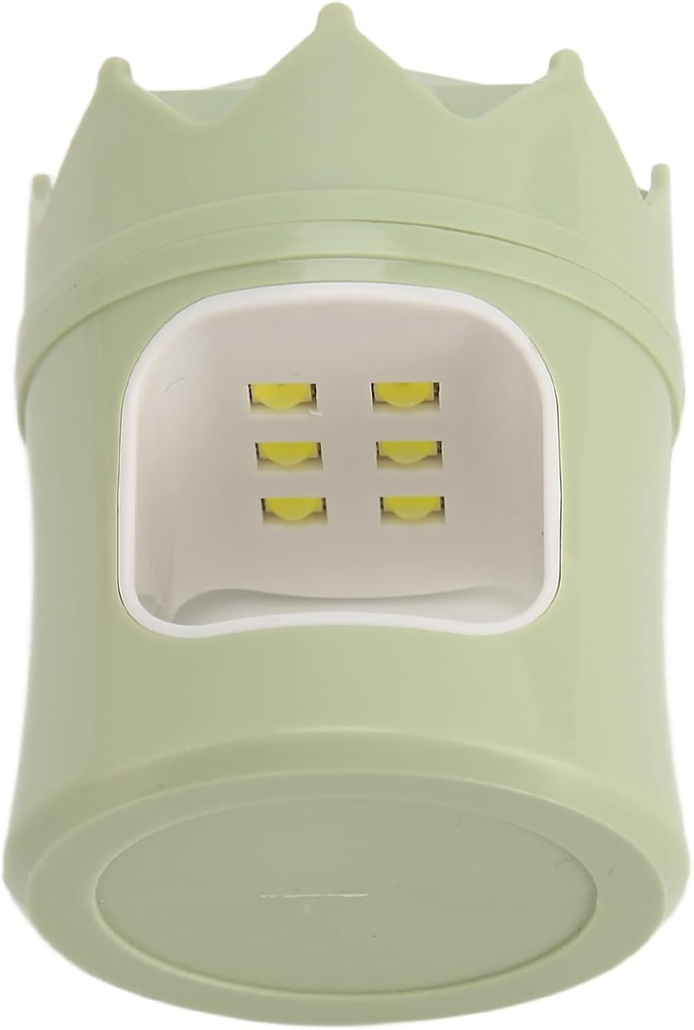 Mini Nail Polish Gel Dryer Soft Lighting Portable Nail Gel Curing Lamp 6Pcs Light Chips (Green)