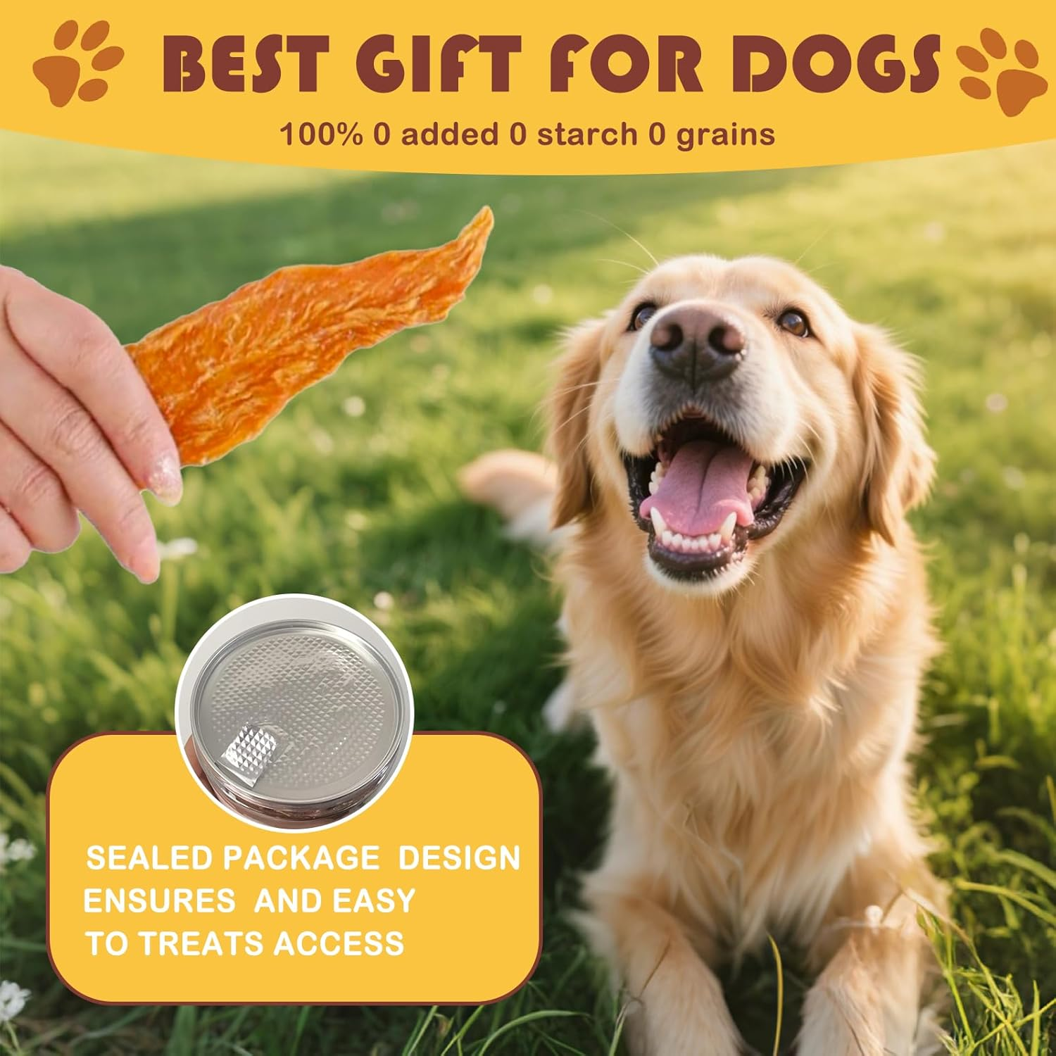 CYGJWL Chicken Breast Jerky 200G+,Dog Food Treat,No Additives,High Protein Low Fat Food,Long Lasting Chews for Small & Large Dogs, 7.05 Oz image number 5