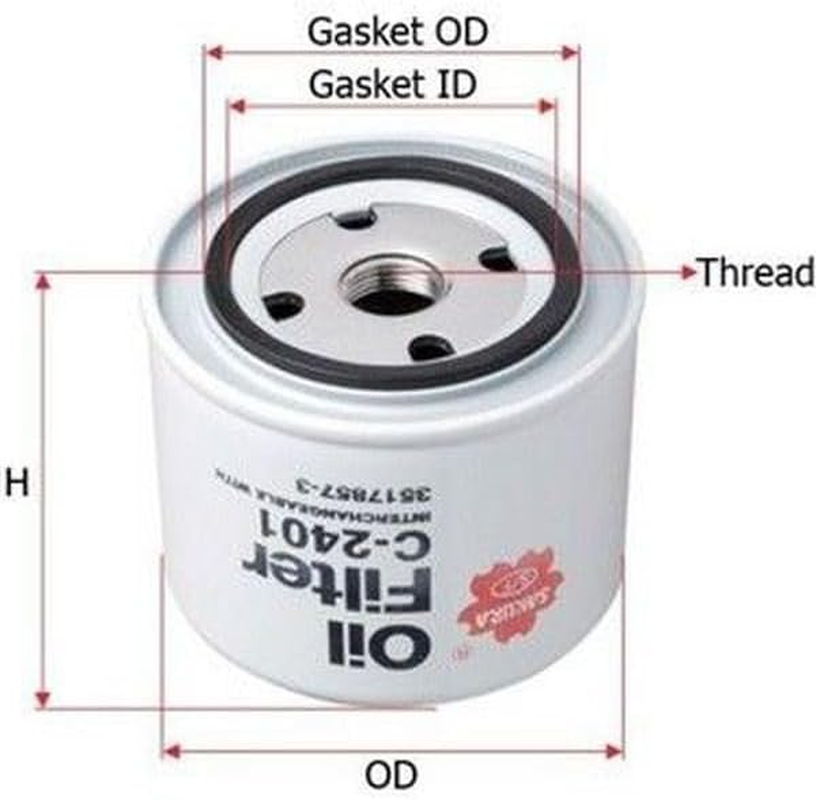 Sakura Filters AU C-2401 Oil Filter