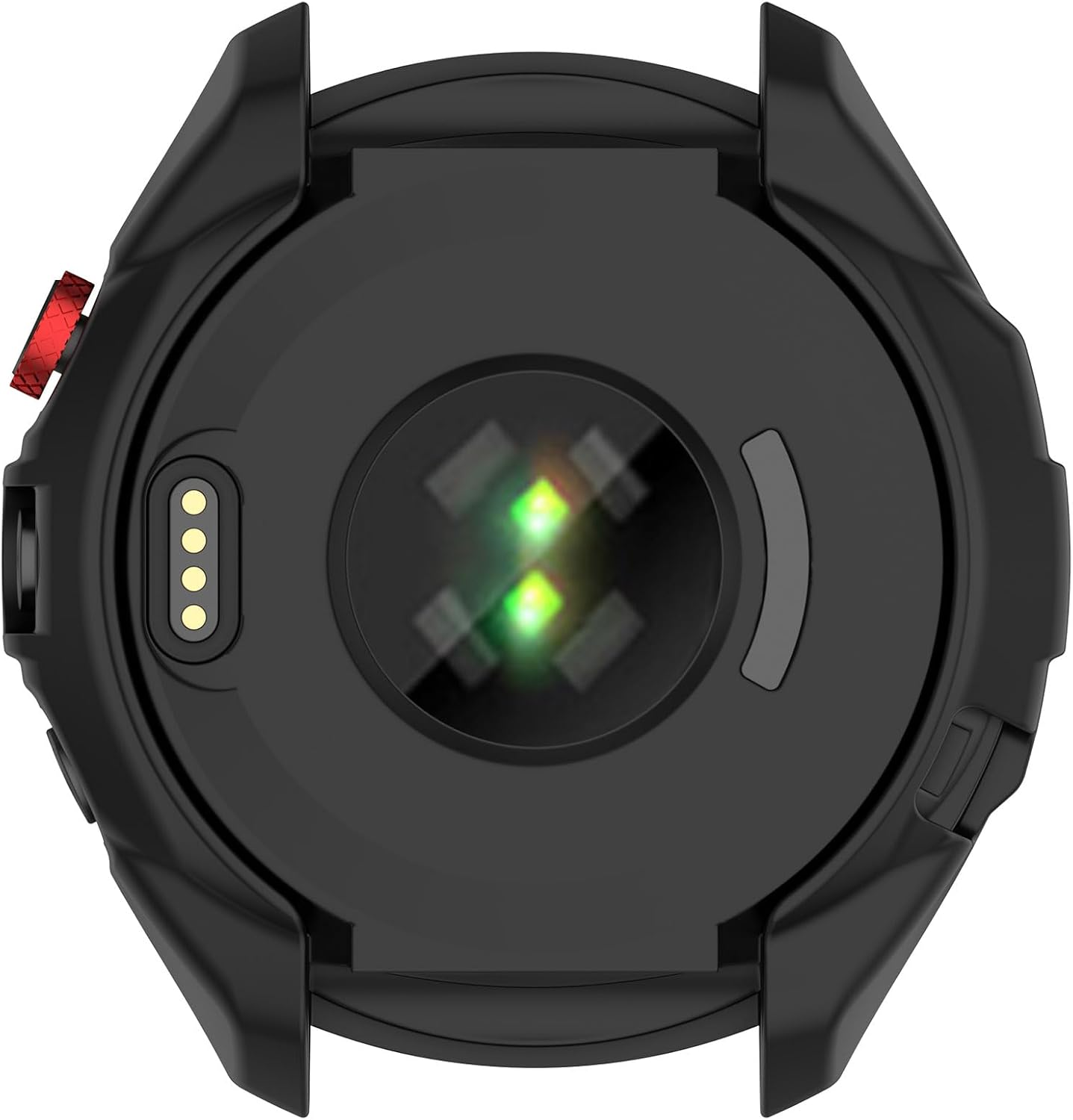 Screen Protector Case Intended for Garmin Approach S70(47Mm) Smartwatch Accessories Colorful Covers Scratched Resistant Full Protective Cover for Approach S70(47Mm) (Black) image number 2