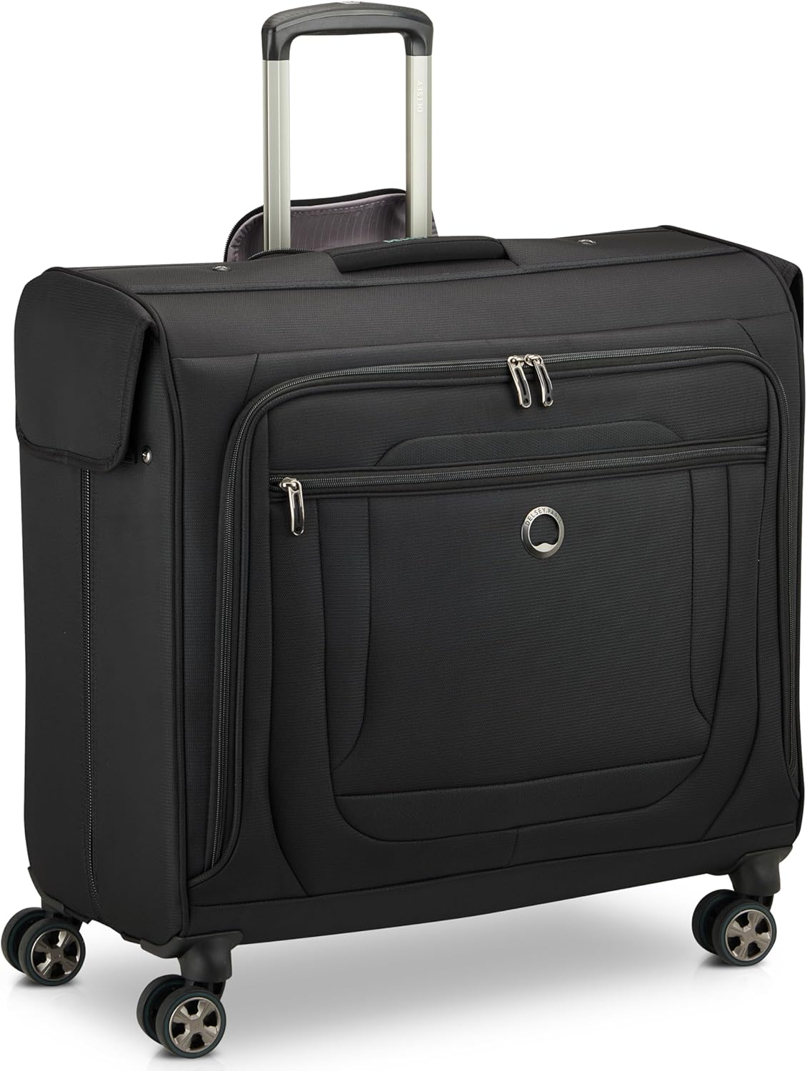 DELSEY Paris Luggage Helium DLX Garment Bag with Spinner Wheels, Black, 24 Inch, Black, 24 Inch, Helium DLX Garment Bag with Spinner Wheels image number 6