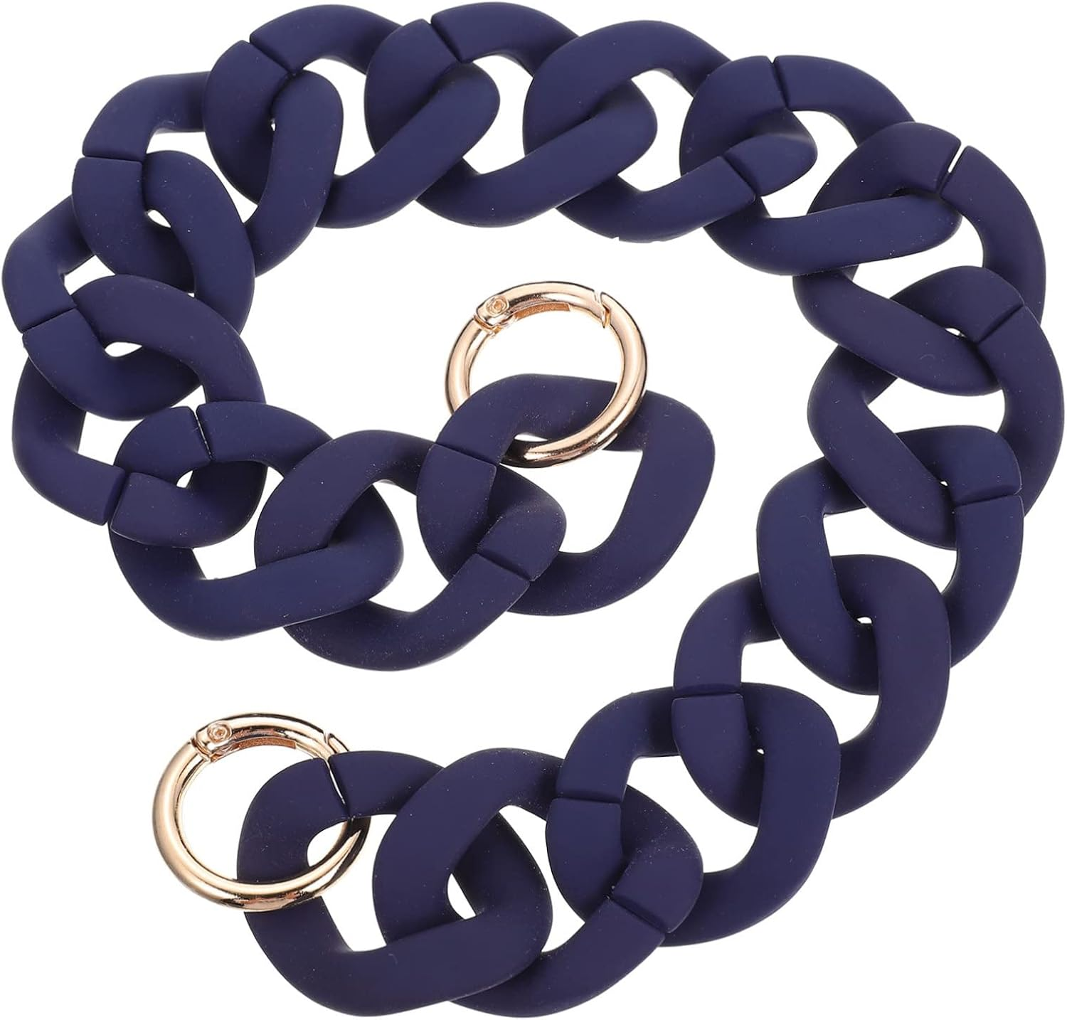 TEHAUX 4Pcs Handbag DIY Chain Purse Single Shoulder Bag Replacement Resin Chain for Vintage Handbag