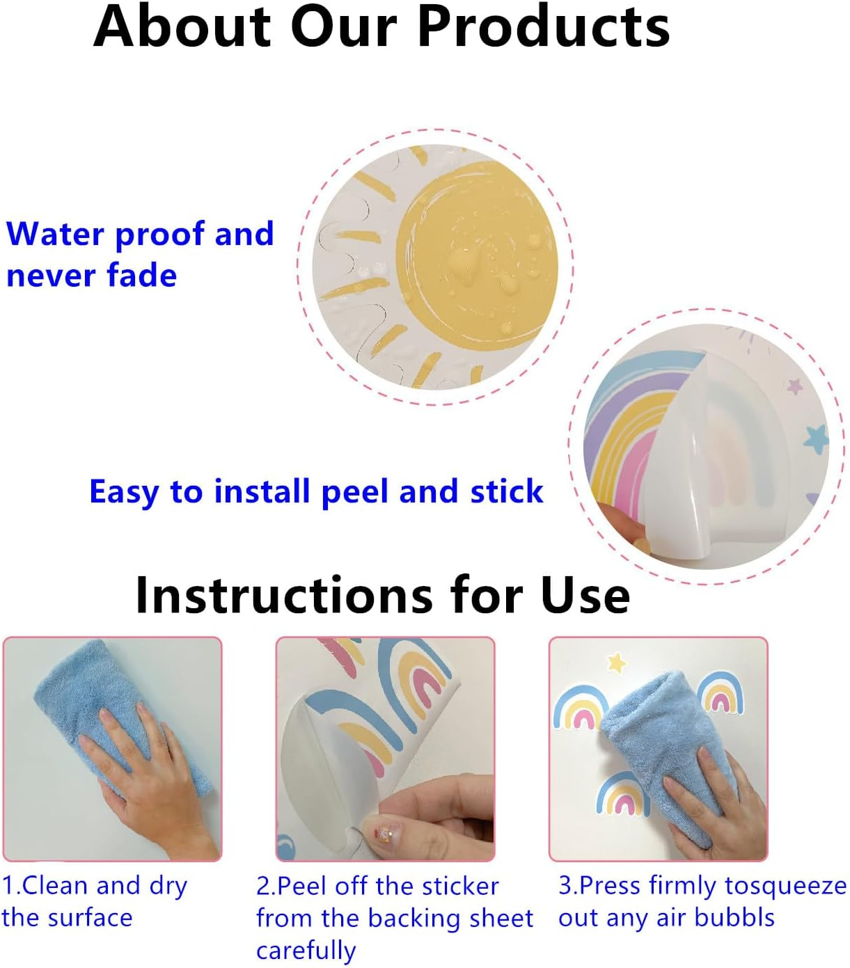 DIY Irregular Marble Wall Stickers, Water Proof and Removable Wall Art Stickers, Wall Murals for Living Room Bedroom Background, 10 Pieces PVC Wallpaper 30 * 22Cm. image number 1