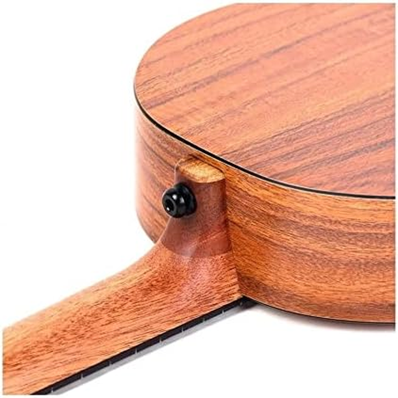 Enya EUR-X1 HPL round Soprano Ukulele with Gig Bag and Accessories Capo Strap image number 4