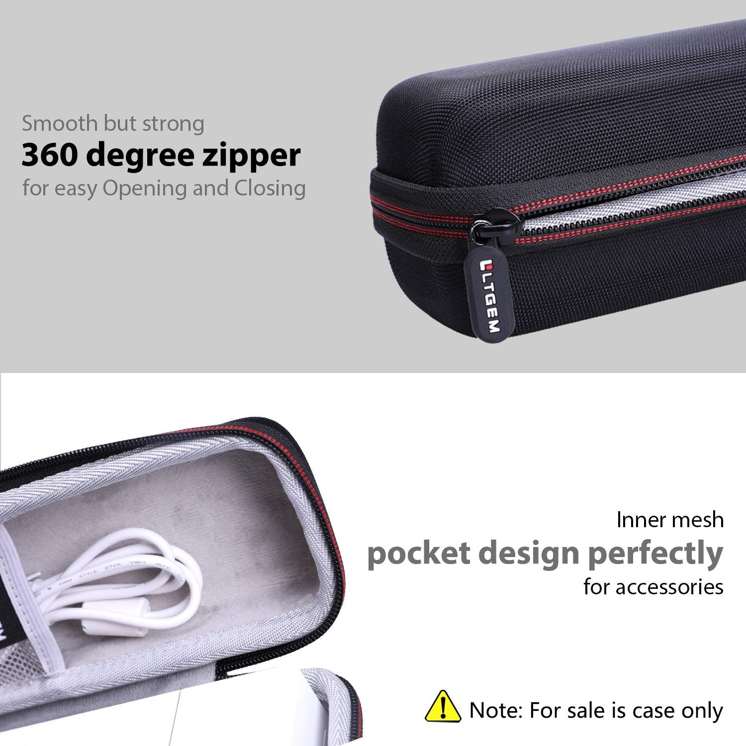 LTGEM Hard Case for Brother DS-640 / DS-740D / DS-940DW / DS-720D Compact Mobile Document Scanner & Itari Portable Printer - Protective Carrying Storage Bag image number 5