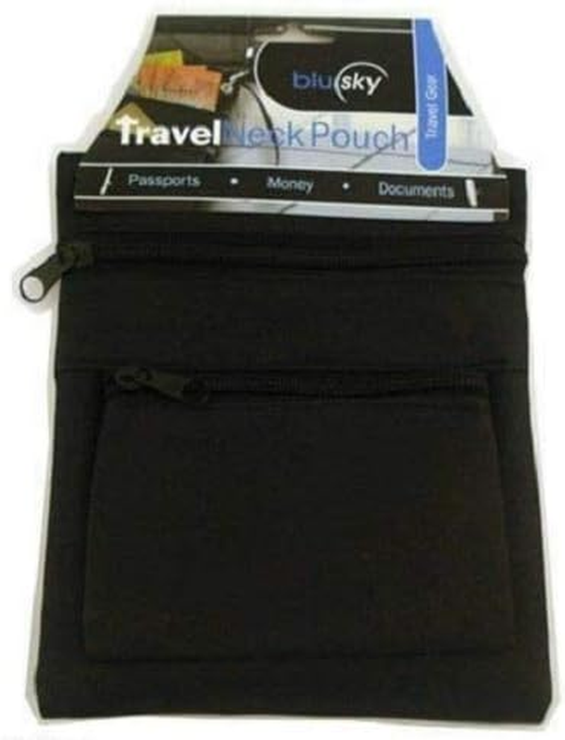 Travel Secure Neck Pouch Passport Card Ticket Money Secret Wallet Holster Bag image number 3