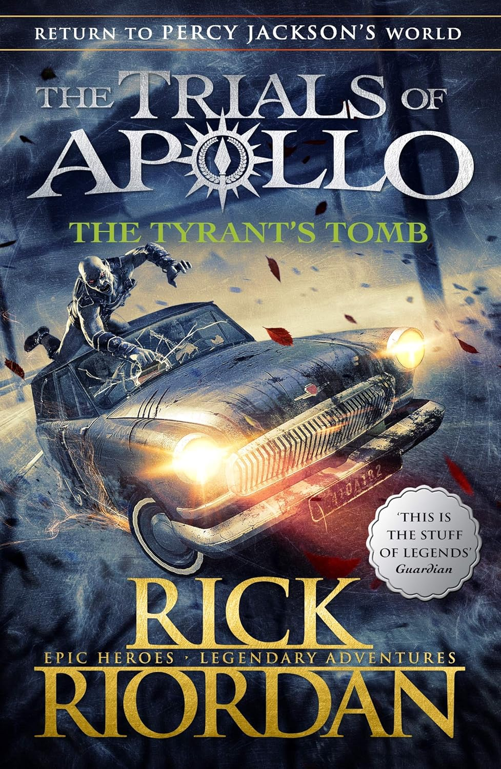 Trials of Apollo Series Rick Riordan Collection 5 Books Set (The Hidden Oracle, the Dark Prophecy, the Burning Maze, the Tyrant&rsquo;S Tomb, [Hardcover] the Tower of Nero) image number 4