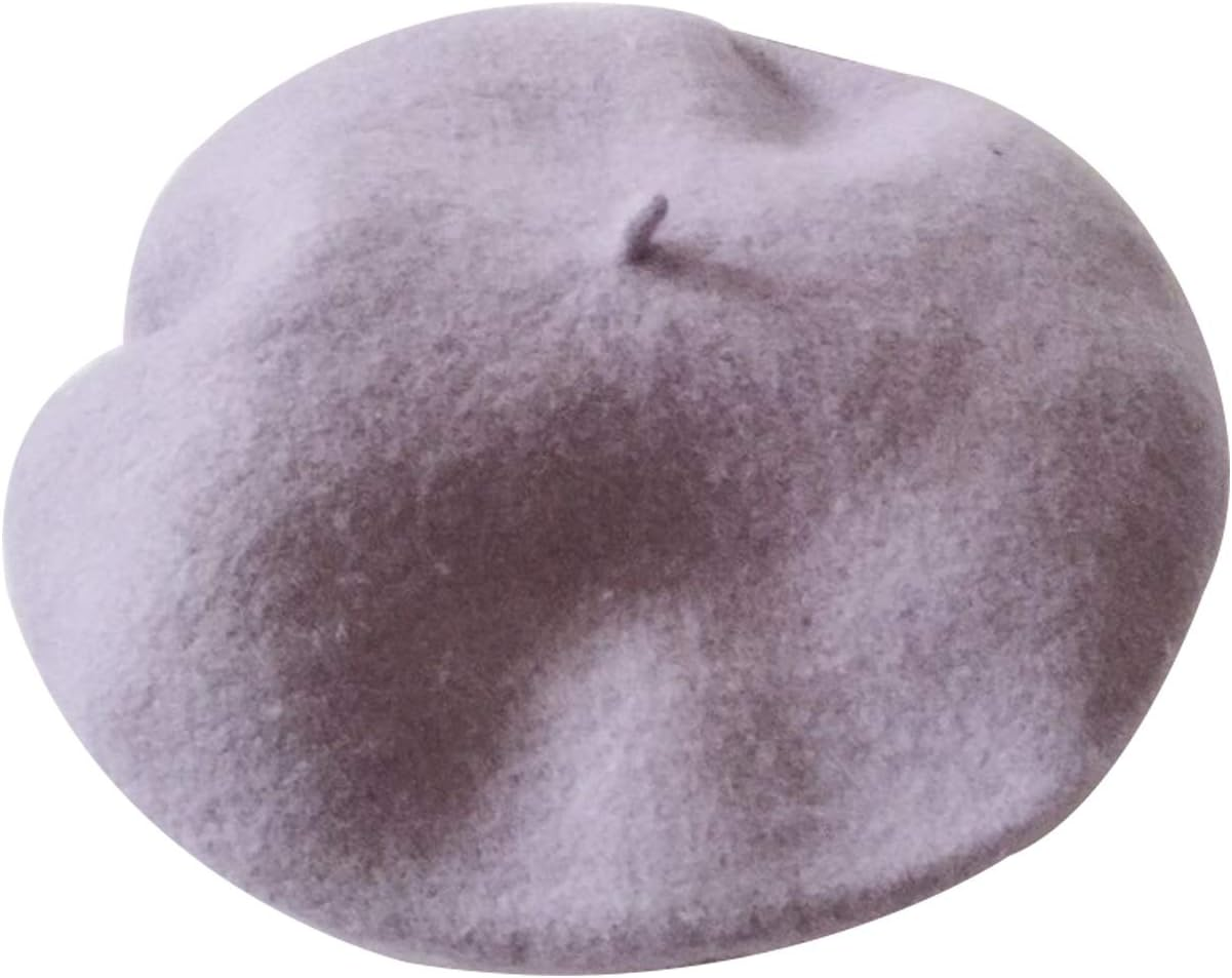 Legou Wool Solid Color Parent-Child Beret image number 3