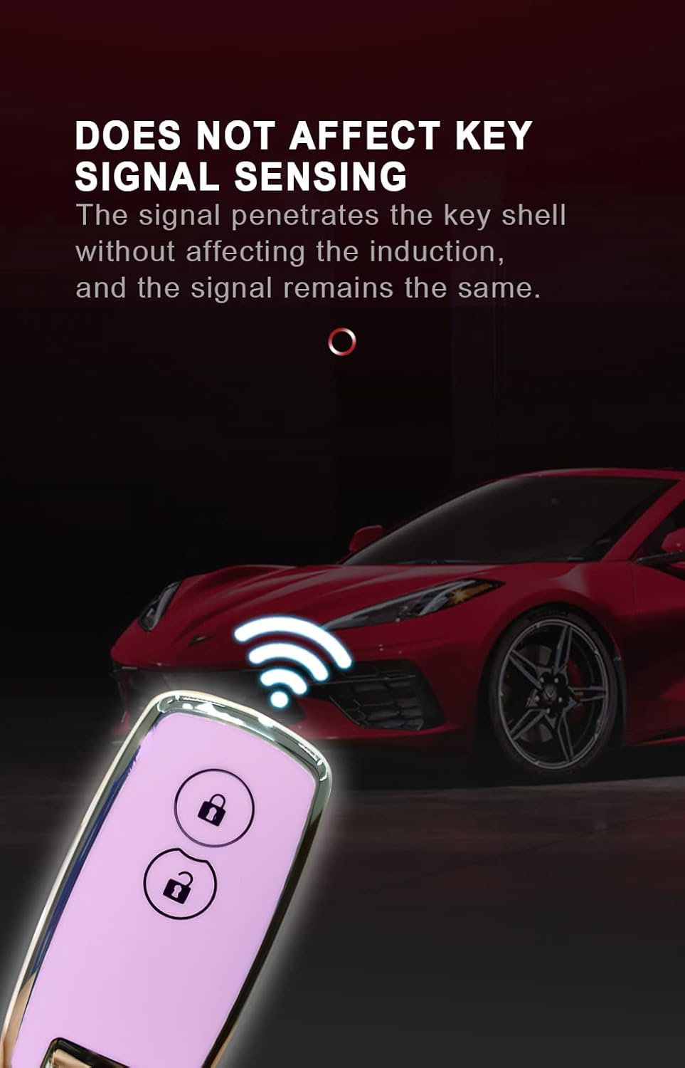 KUNIO Car Key Fob Cover Case Fit for Suzuki Swift SX4 Grand Vitara XL-7 SCORSS Key Protective Cover Keychain TPU Key Holder Car Accessory 2 Buttons B White image number 6