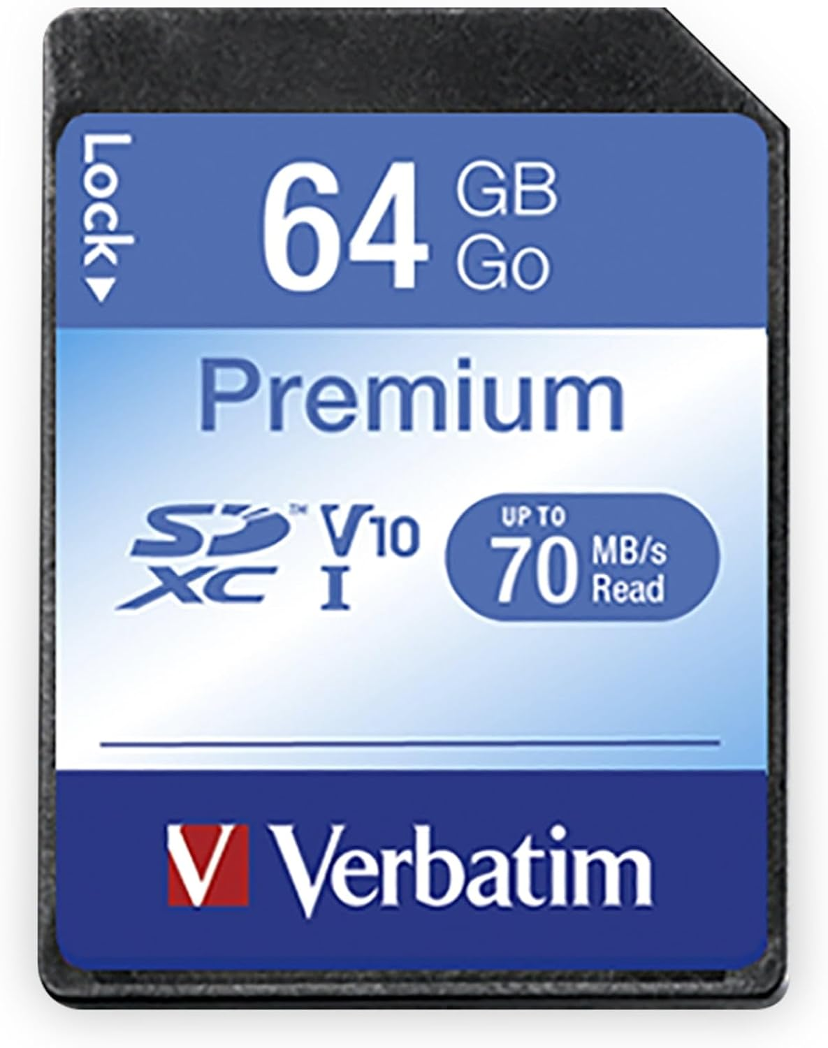 Verbatim SDXC, Black, 64GB