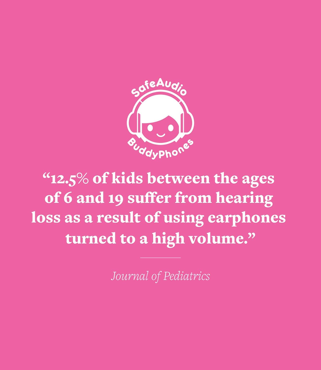 Buddyphones Explore+, Volume-Limiting Kids Headphones, Foldable and Durable, Built-In Audio Sharing Cable with In-Line Mic, Best for Kindle, Ipad, Iphone and Android Devices (Rose Pink)