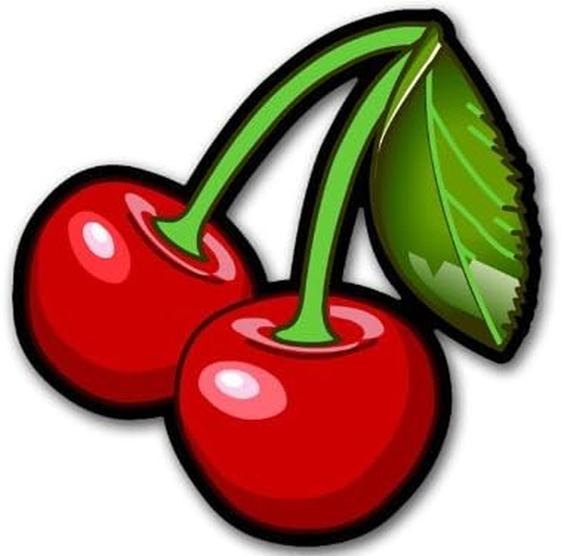 American Vinyl Cherries W Leaf Shaped Sticker (Cherry Shape Sexy Decal) image number 4