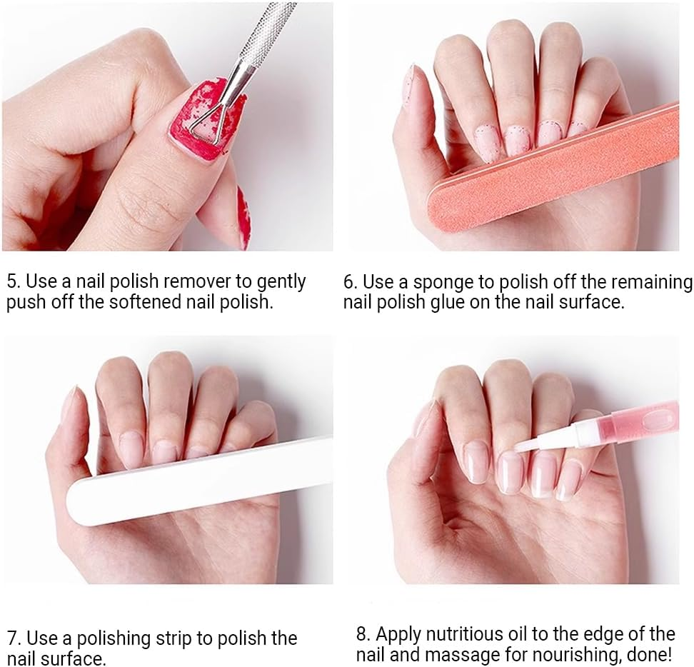 AIMALL 200-Pack Disposable Nail Polish Remover, UV Gel Removal, Soak off Acetone Pads, Quick and Easy, Gentle on Skin, Efficient Gel Cleansing for Manicure and Pedicure image number 1