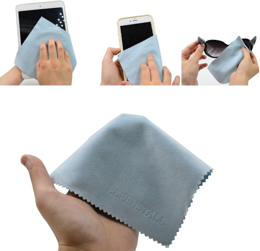 Simple-E 10Pcs 5Ml 1/6Oz Amber Mini Glass Bottle Amber Sample Vial Small Essential Oil Bottle with Glass Eye Dropper + 1Pc Glass Clean Cloth + 1Pc 3Ml Dropper (10)