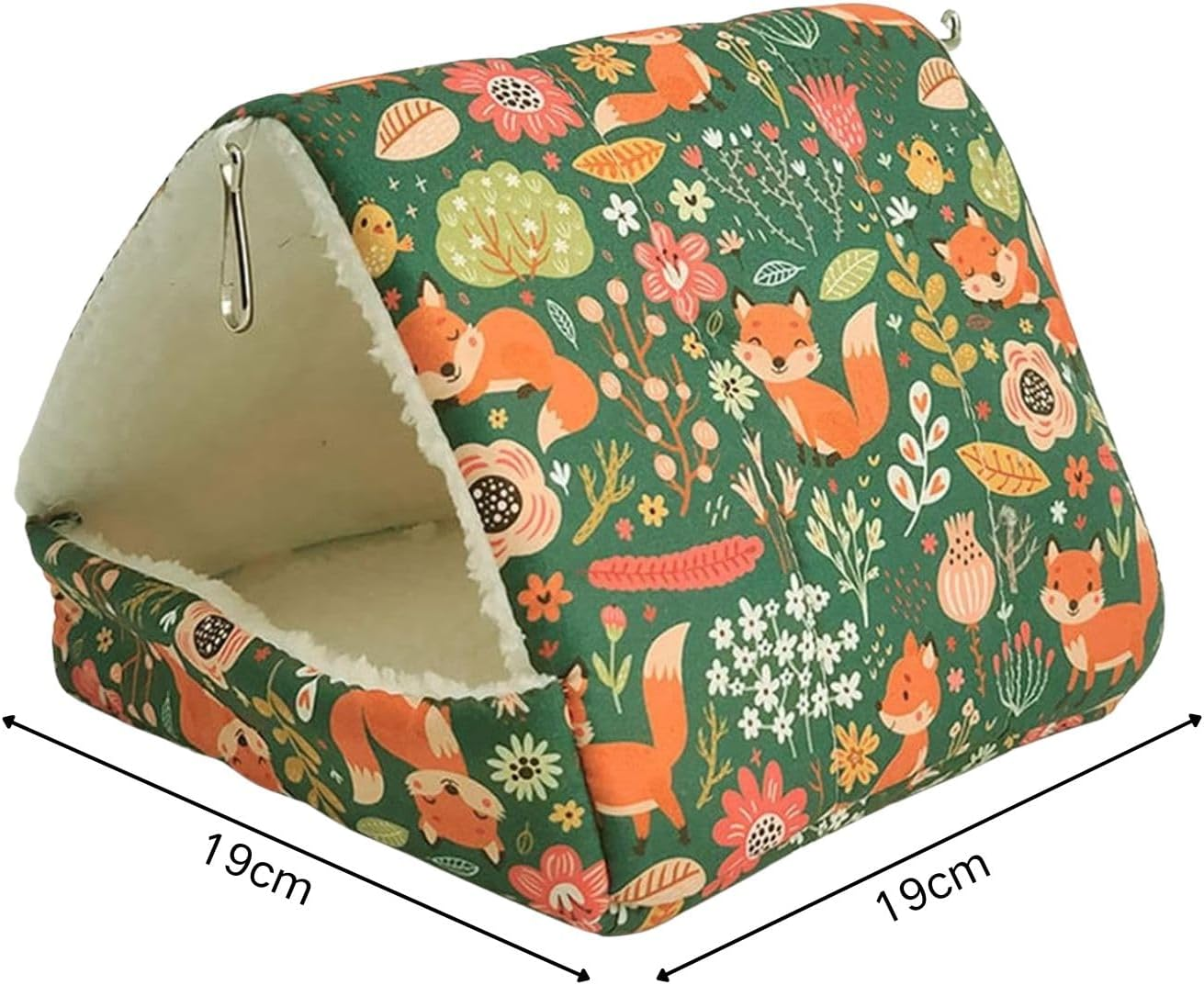 Guinea Pig House, Adorable Bunny & Hamster Bed, Warm, Washable Small Pet Bed for Hamsters, Chinchillas, and More