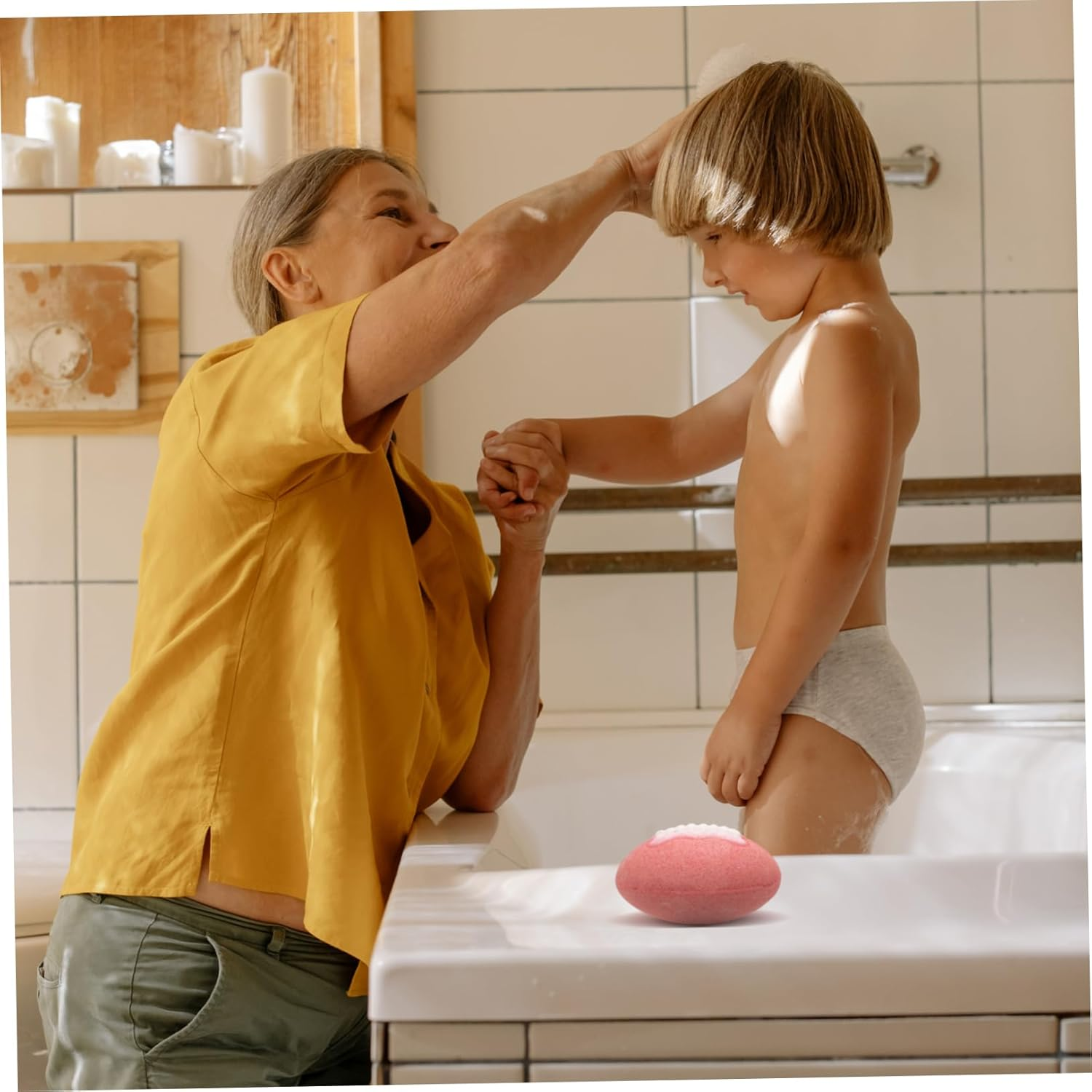 Ipetboom 3Pcs Natural Bathing Salt Himalayan Pink -Friendly Relaxing Bubble Bath image number 2