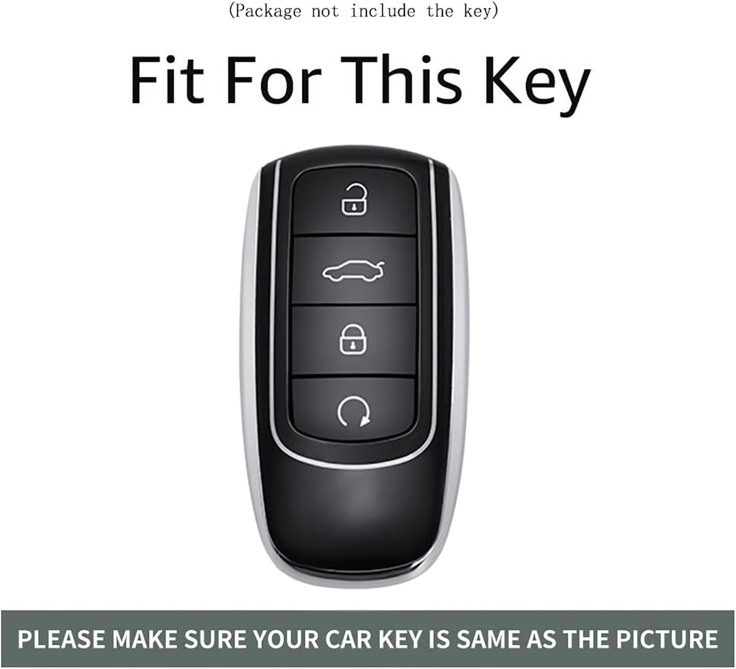 Ontto Car Key Fob Cover Fit for Chery Jaecoo J7 J8 J9 Tiggo 8 Pro Tiggo 8Plus 5 plus 7Pro Tiggo 7 Pro Max Omoda 5 C5 Key Holder TPU Smart Shell Case Keyring Keychain Auto Styling Accessories Pink 2 image number 3