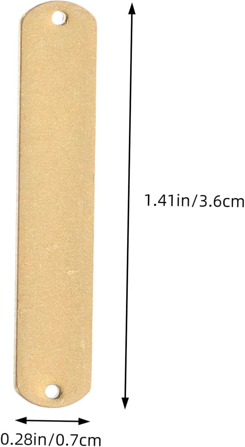 LAPYAPPE 10Pcs Key Tags Blank Luggage Labels for DIY Tear Resistant Keychain Identification Tags Convenient Portable for Travel and Decoration image number 5