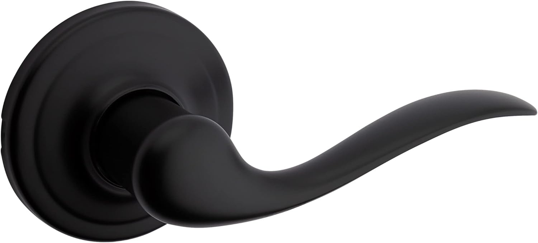 Kwikset 97401-026 Tustin Keyed Entry Lever Featuring Smartkey, Iron Black