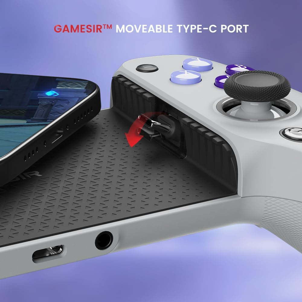 Gamesir G8 Galileo Phone Controller for Android & Iphone 15 Series (USB-C), Mobile Gaming Controller with Hall Effect Joysticks, Play Xbox, Call of Duty,  & More image number 2