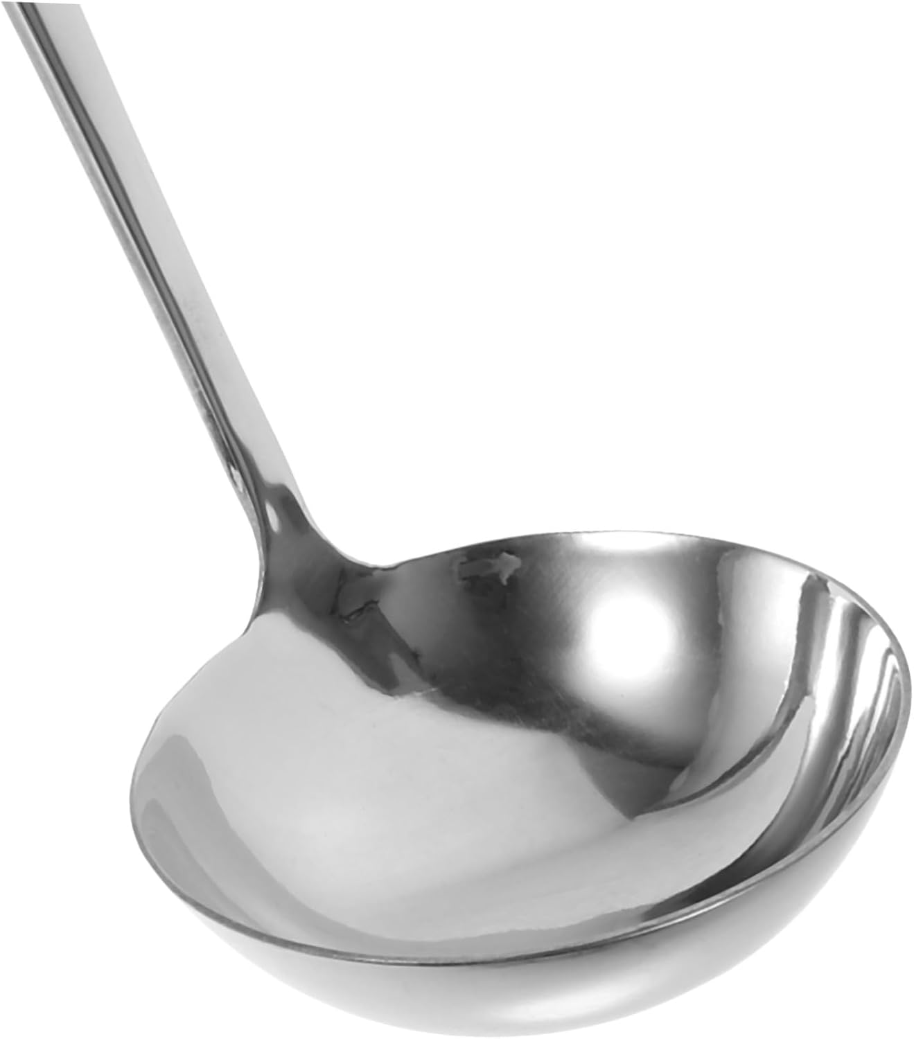 Cabilock Stainless Steel Soup Ladle for Home Kitchen Water Scoop with Comfortable Grip Multi-Functional Cooking Utensil for Soups Stews and Hot Pots image number 1