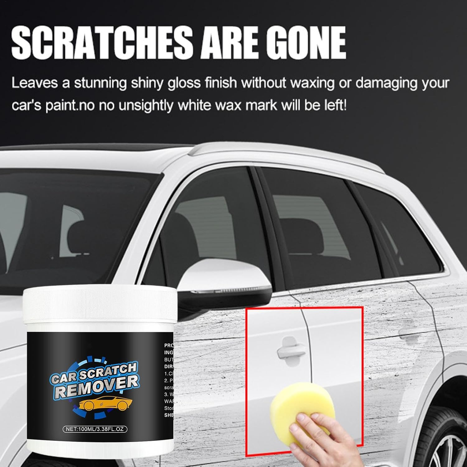 Car Scuff Removal - Auto Paint Polish and Renew - 100Ml Scratch and Swirl Remover Compound Polish, Works, Trucks, Suvs, and More image number 3