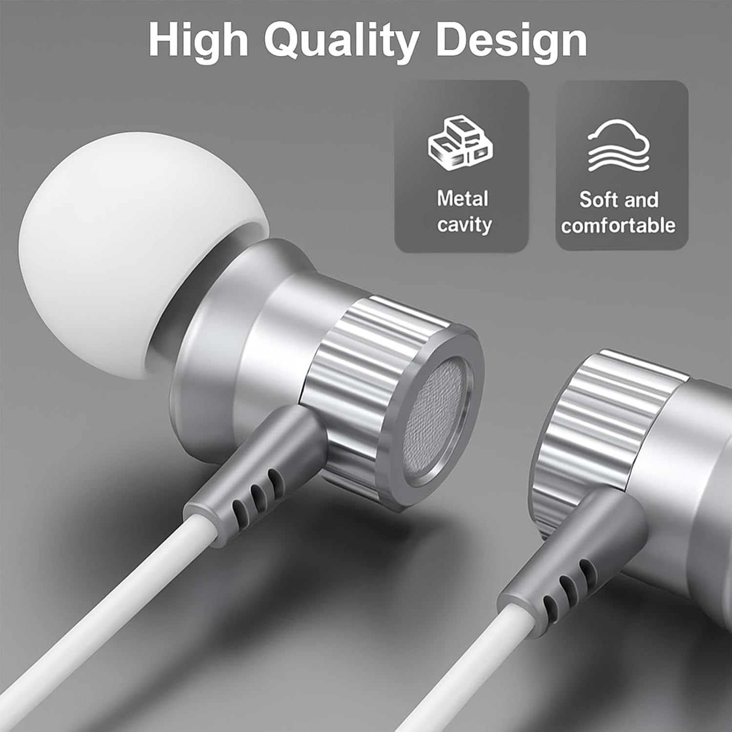 USB C Wired Headphones for Iphone 16 15 Pro Max plus Type C Earphones In-Ear Headphones USB C Headset with Microphone for Samsung Galaxy A16 A26 A34 A35 A36 A53 A54 A55 A56 5G S21 FE S22 S23 S24 S25