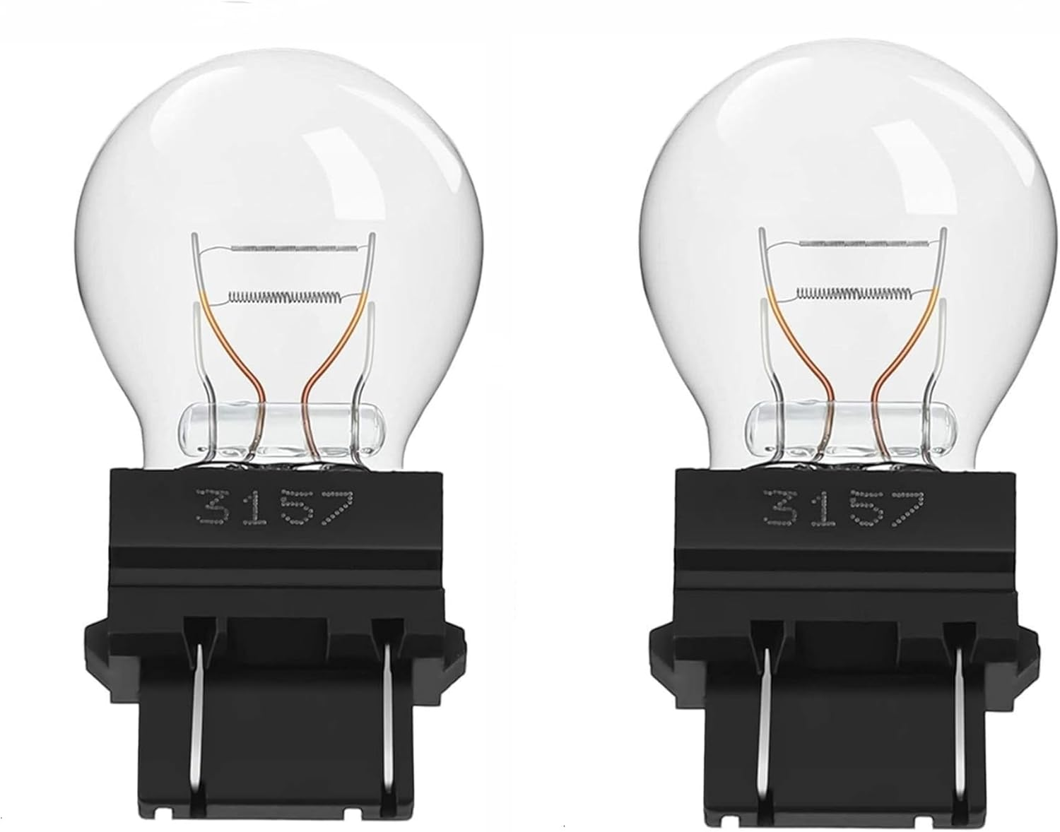 Kadiby 2 Pack 3157 3457 4157 Bulb Brake Light Bulbs/Tail/Turn Signal Lights 12V P27/7W 3047 3057 4057 4114 Fit for Ford F-Series, Ram Pickup,Corolla, Silverado,Jeep Grand Cherokee image number 6