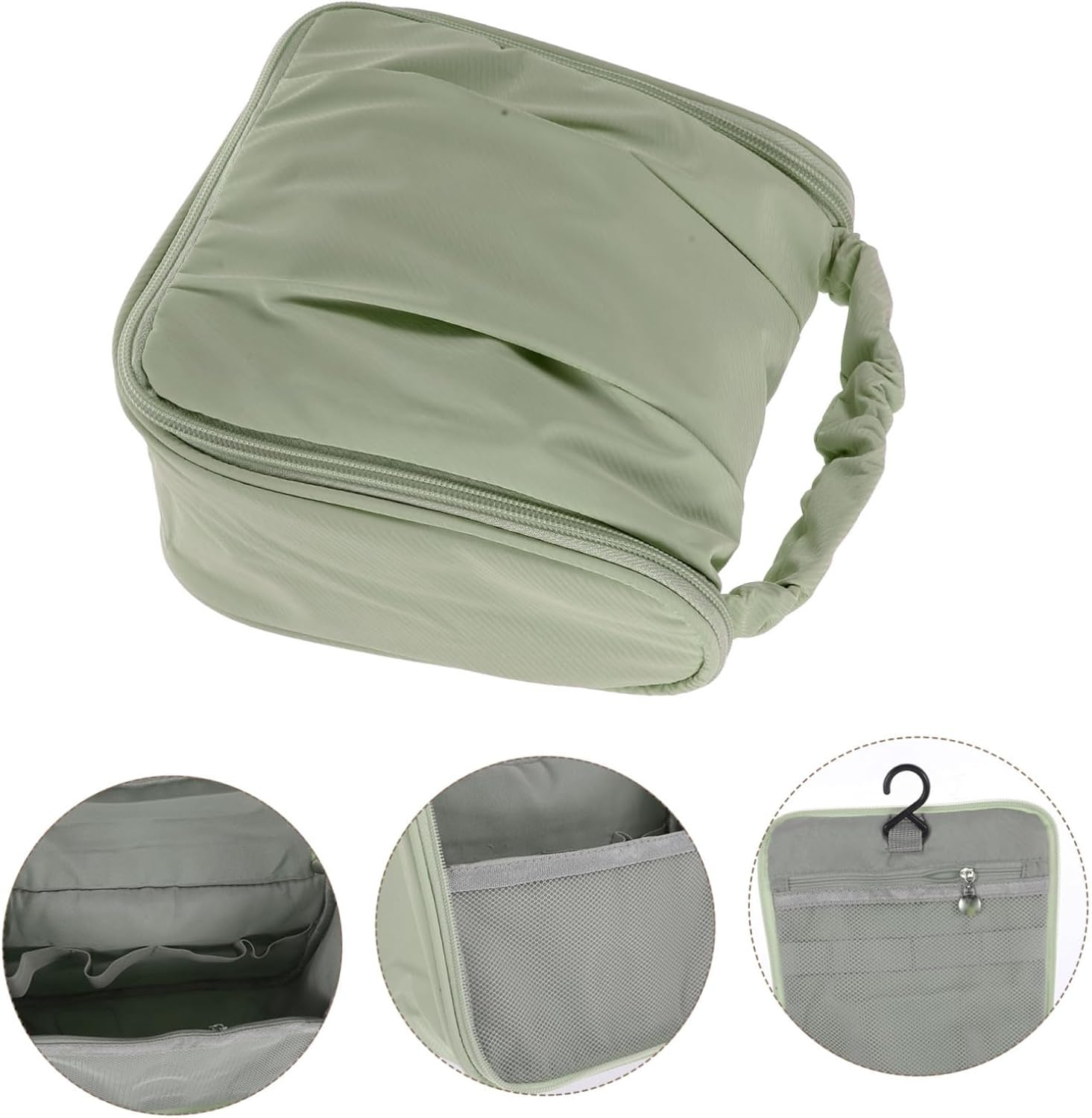 TOYZFRIENDY Large Travel Makeup Bag Toiletry Bag Key Wallet Phone Holder Napkin Pocket for Men Outdoors image number 1